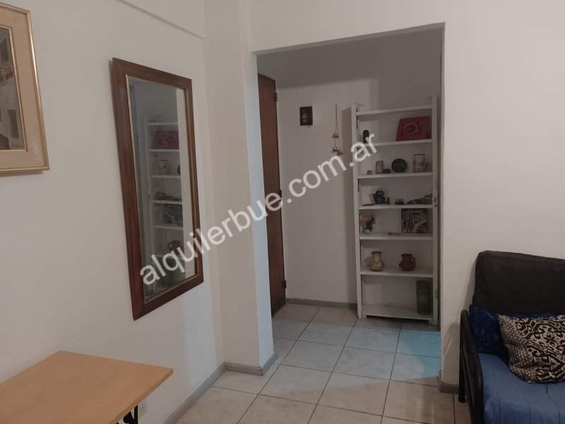 Devoto Alquiler Departamento 40 m. Habitacion y sala con balcn Frances AMOBLADO 3 adultos