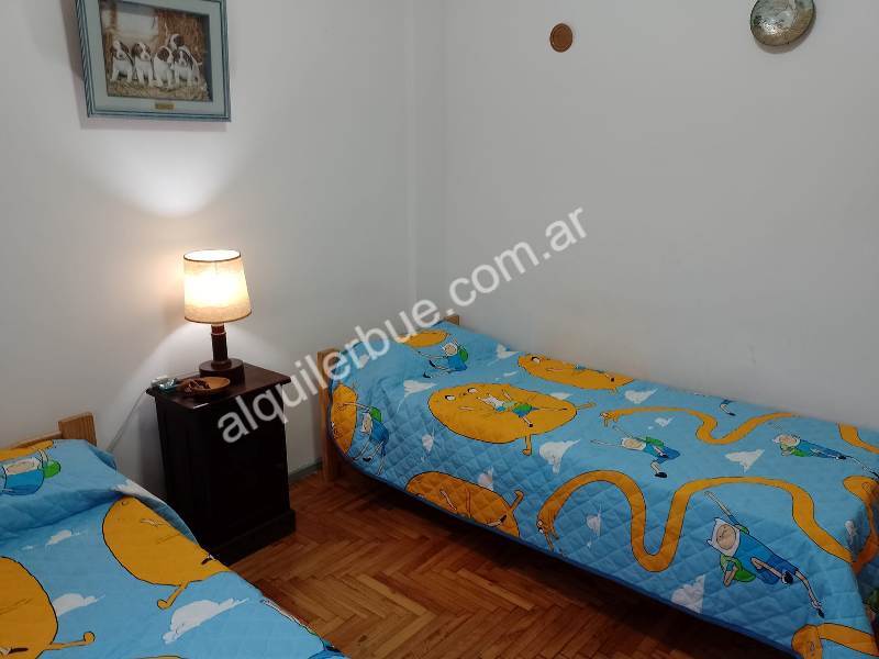 Devoto Alquiler Departamento 40 m. Habitacion y sala con balcn Frances AMOBLADO 3 adultos