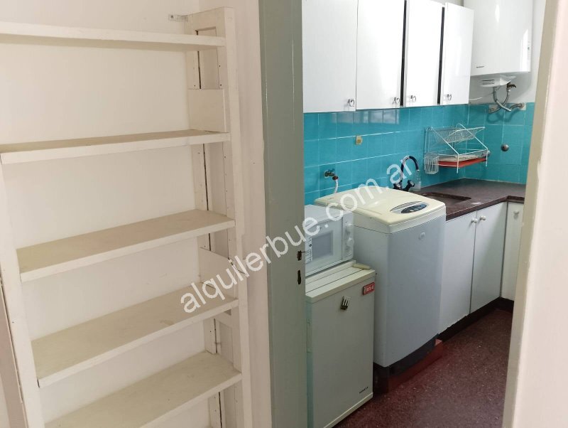 Devoto Alquiler Departamento 40 m. Habitacion y sala con balc�n Frances AMOBLADO 3 adultos